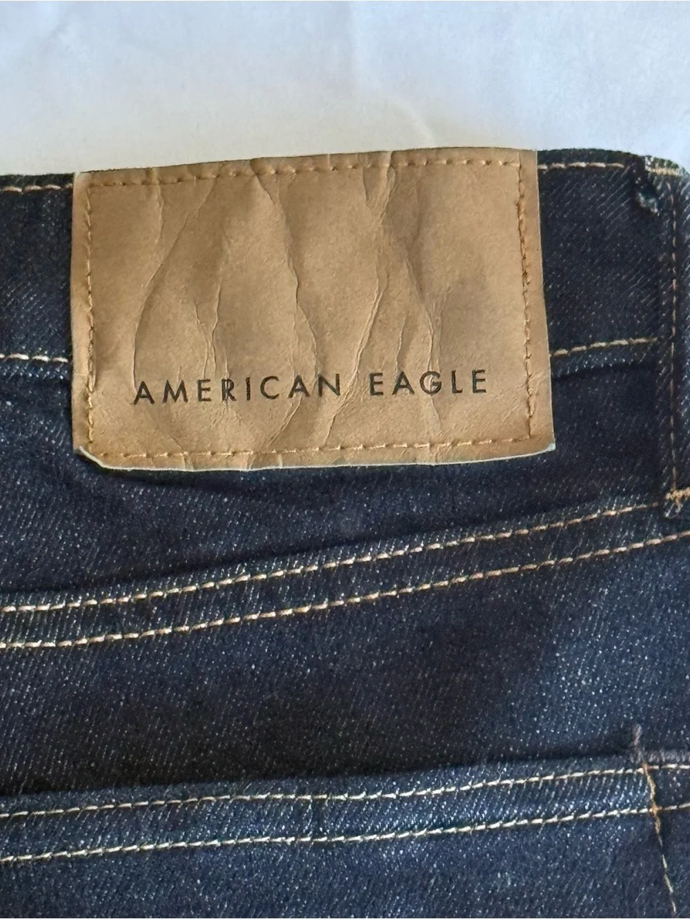 American Eagle Outfitters Men's Dark blue Slim Straight Jeans
